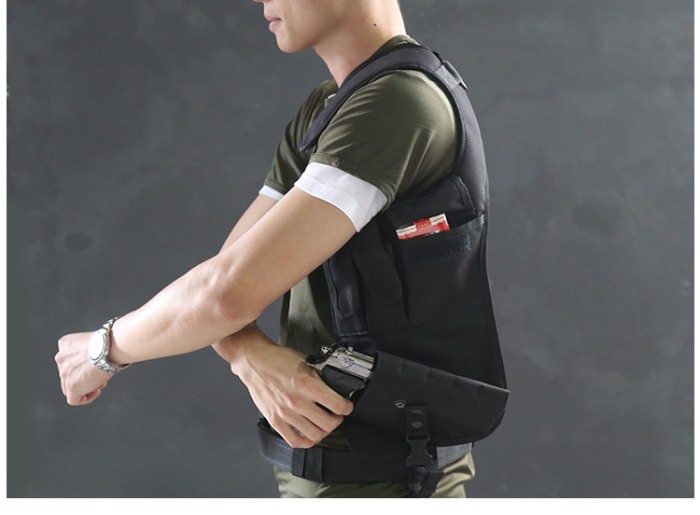 Hot sales Outdoor Tactical Waist Pistol Holster Hidden Gun Bag - Click Image to Close